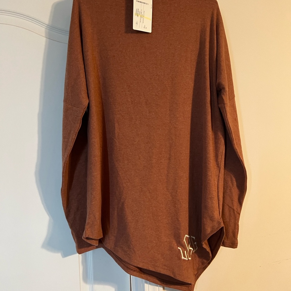 Brown Long Sleeve Top